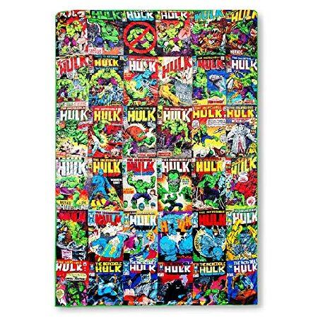 5〜14営業日程での発送になります。Marvel Incredible Hulk C0mic B00ks 0versized Sherpa Thr0w Blanket | 8 Feet L0ng_並行輸入品