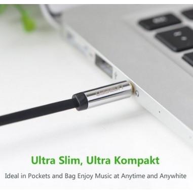 オーディオステレオケーブル AUX接続用ケーブル L字 (1m) 3.5mm