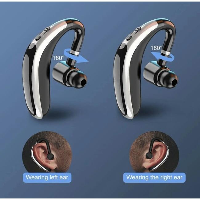 ワイヤレスイヤホン Bluetooth 片耳 左右兼用 テレワーク オンライン会議 ミーティング ヘッドセット イヤフック｜kizawa-store｜05