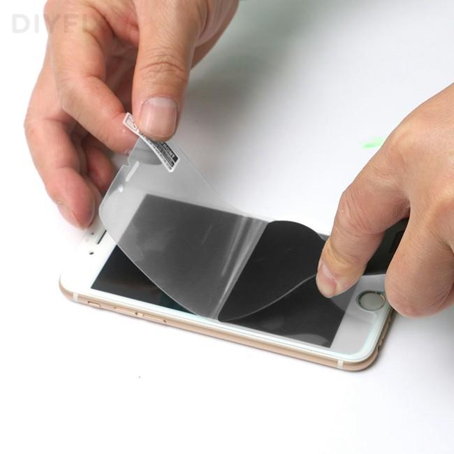 スマホ iphone 保護フィルム貼り付け、剥がし オープニングハンド