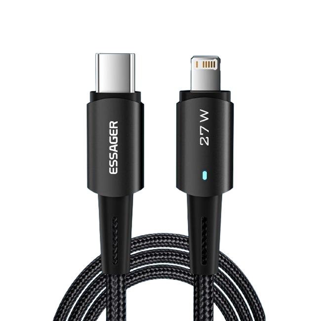 Type-C Lightning ケーブル (50cm) PD 27W iPhone タイプC 急速充電