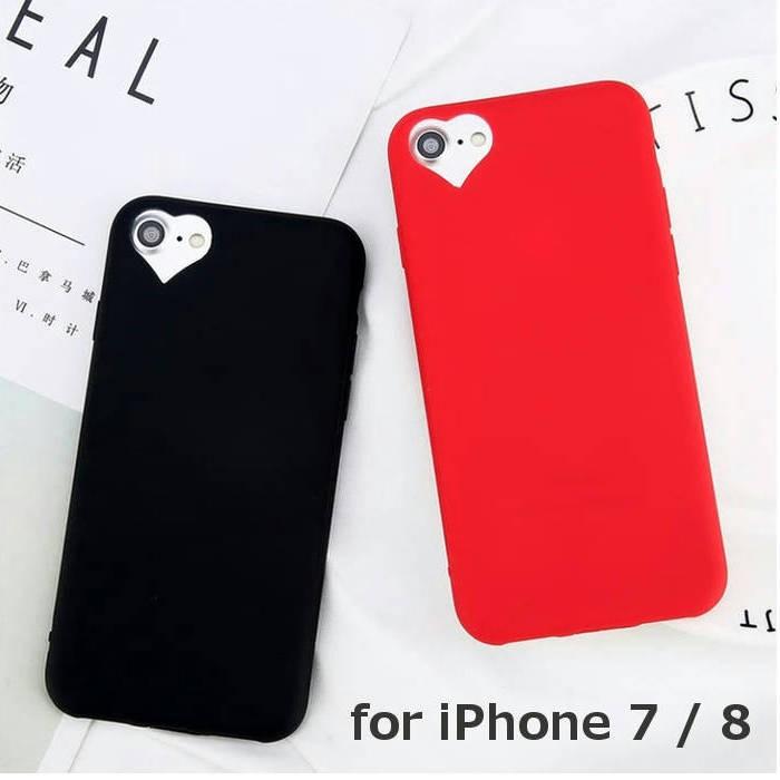 iPhone 7 / 8 SE2nd SE3rd ソフト TPU シリコンケース 人気 ハート