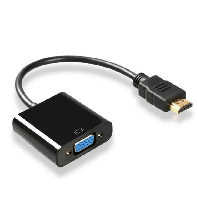 HDMI to VDA 変換ケーブル 変換アダプタ オス VGAメス D-SUB 15ピン