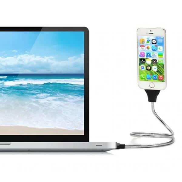 Lightning フレキシブル USBケーブル iphone 充電 データ転送
