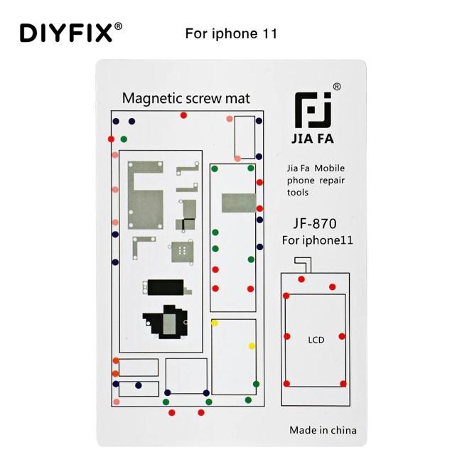 iphone修理 分解用 ネジ保管マット 磁気 磁石  ネジ保管シート ネジ保管磁石 JIA FA For iPhone XS XR 11 PayPay｜kizawa-store｜06