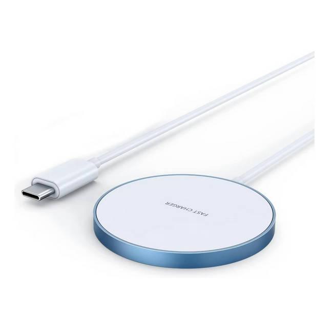 ワイヤレス充電器 15W Magsafe充電器 マグネット式 Type-C iPhone 12