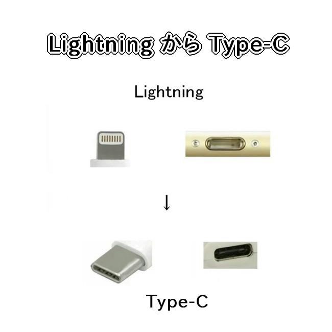 ライトニング 変換アダプタ Lightning から Type-C iphone15 対応
