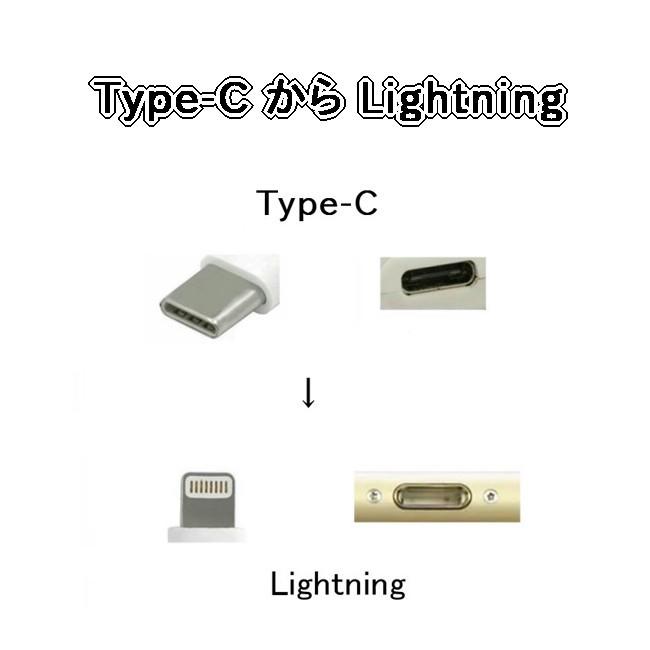 ライトニング 変換アダプタ Lightning から Type-C iphone15 対応