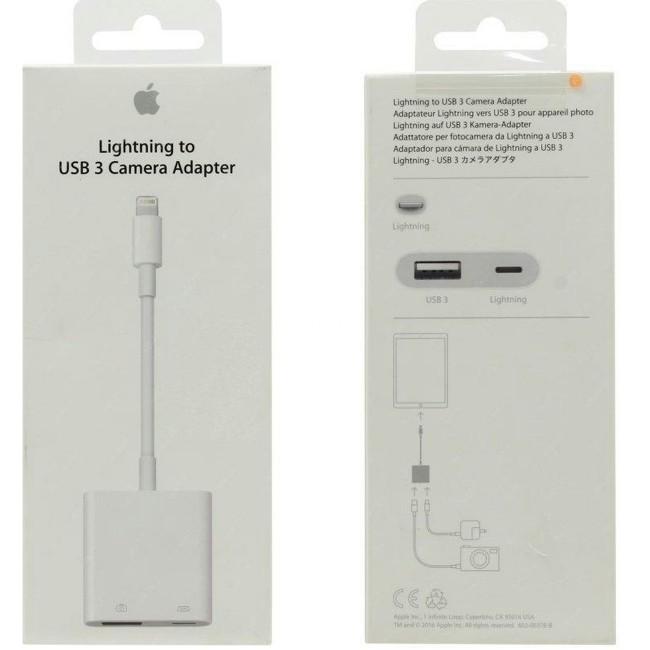 Apple純正 Lightning - USB 3カメラアダプタ (MKOW2AM/A) Lightning to