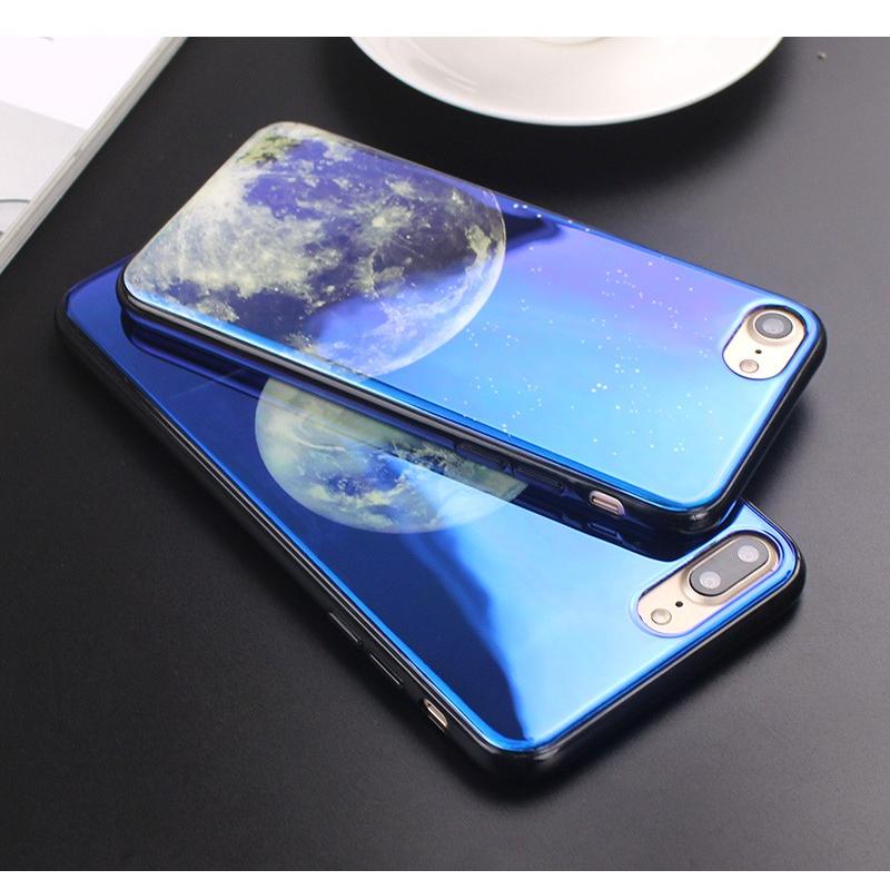 iphoneX XS ソフト ケース 月 宇宙 スベース 地球 メタル 人気 薄型