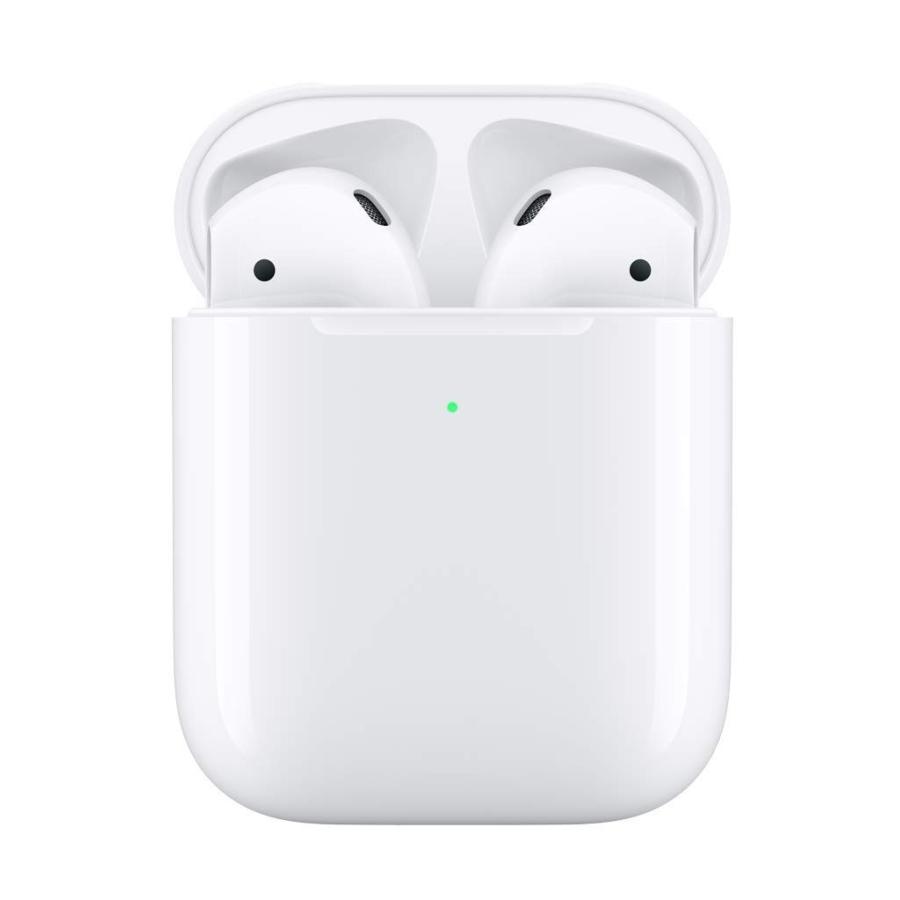 アップル AirPods (第2世代) ブルートゥースイヤホン MRXJ2J/A Apple Apple純正 AirPods with Wireless Charging Case (第2世代
