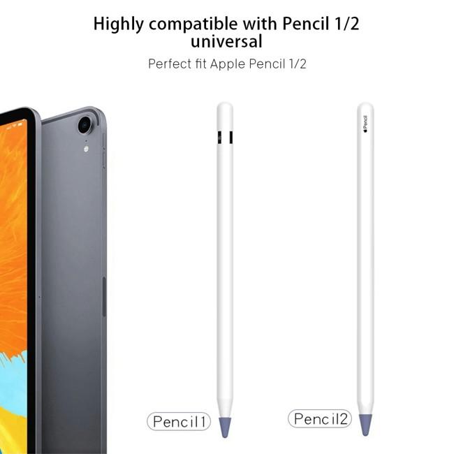 Apple Pencil ペン先保護キャップ 滑らか スタイラス先カバー 第1世代 第2世代 対応 摩耗緩和 シリコンカバー カラフル (8点セット) ■ |  | 04