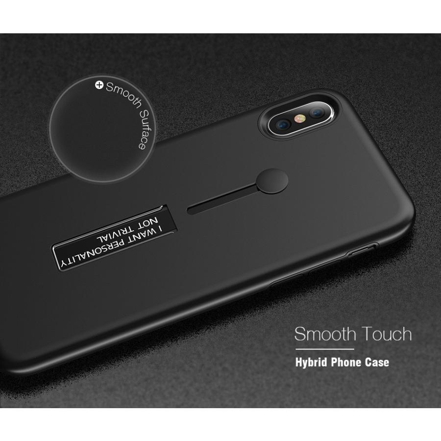iphone X キックスタンド付き ケース 10 ソフト カバー 送料無料