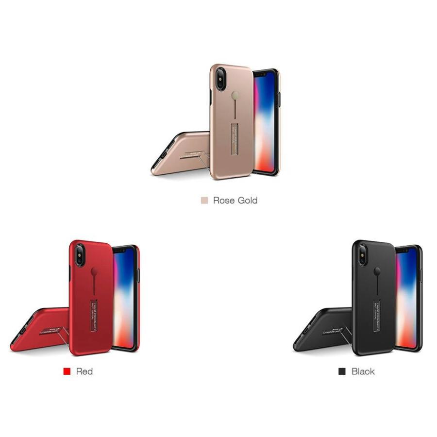 iphone X キックスタンド付き ケース 10 ソフト カバー 送料無料