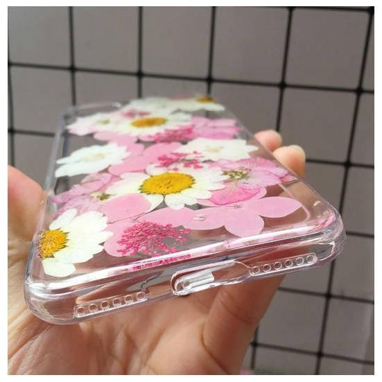 iphone 8 plus / 7 押し花 フラワー 花柄 ソフトケース カバー 人気 