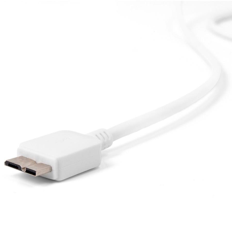 Galaxy Note 3 Micro Usb3 0対応 充電 通信ケーブル Usb3 Cable White モバイルショップ Nn Bay 通販 Yahoo ショッピング