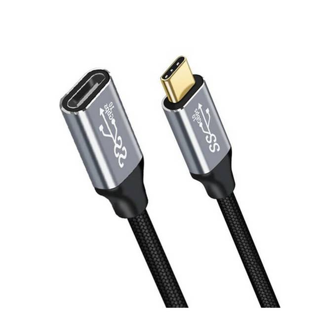 タイプC 延長コード Type-C 延長ケーブル (1m) USB 3.1 Gen 2 (10Gbps