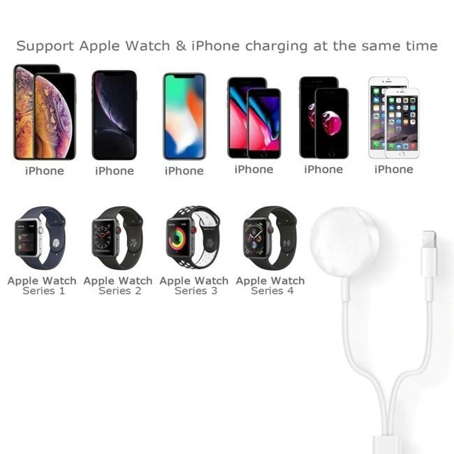 ワイヤレス充電器 2in1 TypeC Apple Watch 充電器 iPhone 充電器 アップルウォッチ充電器 マグネット充電 ケーブル （1ｍ) PayPay ■｜kizawa-store｜05