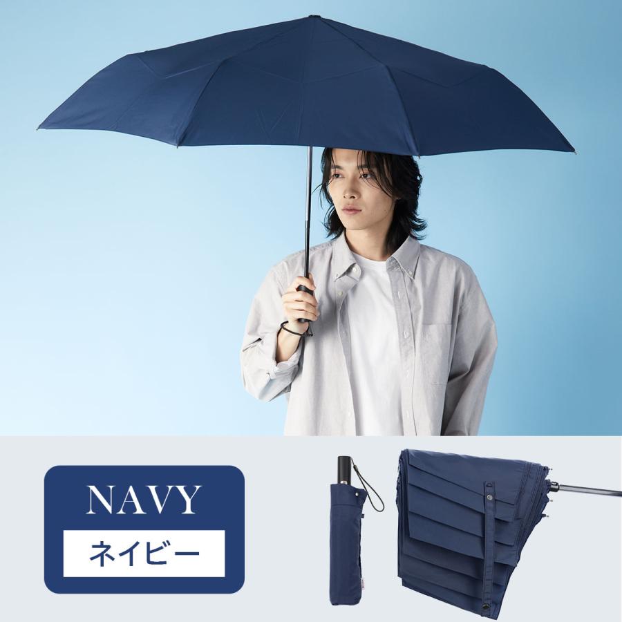 KIZAWA 雨傘 折りたたみ傘 自動開閉 形状記憶 大きい メンズ 耐風 風に