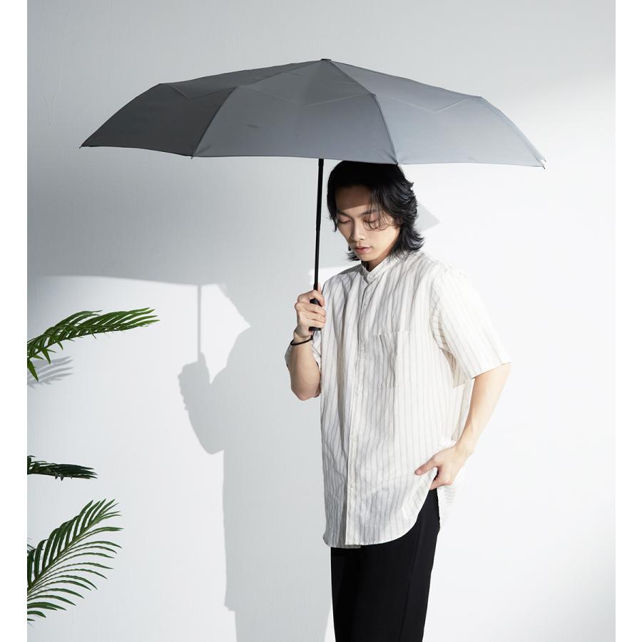 KIZAWA 雨傘 折りたたみ傘 自動開閉 形状記憶 大きい メンズ 耐風 風に