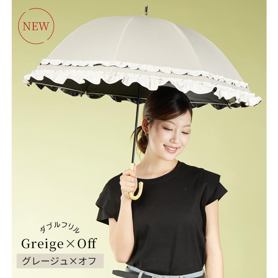 KIZAWA 日傘 長傘 完全遮光 晴雨兼用 傘 雨傘 レディース UVカット