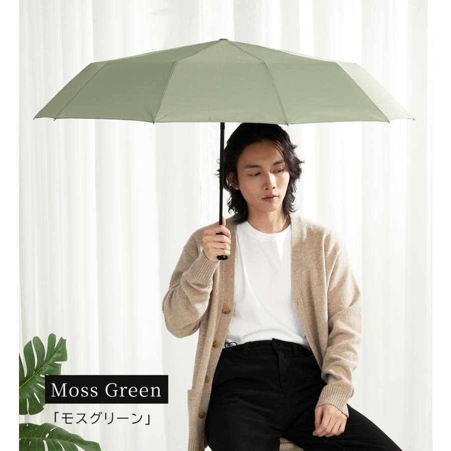 KIZAWA 雨傘 折りたたみ傘 自動開閉 大きい メンズ 折り畳み傘