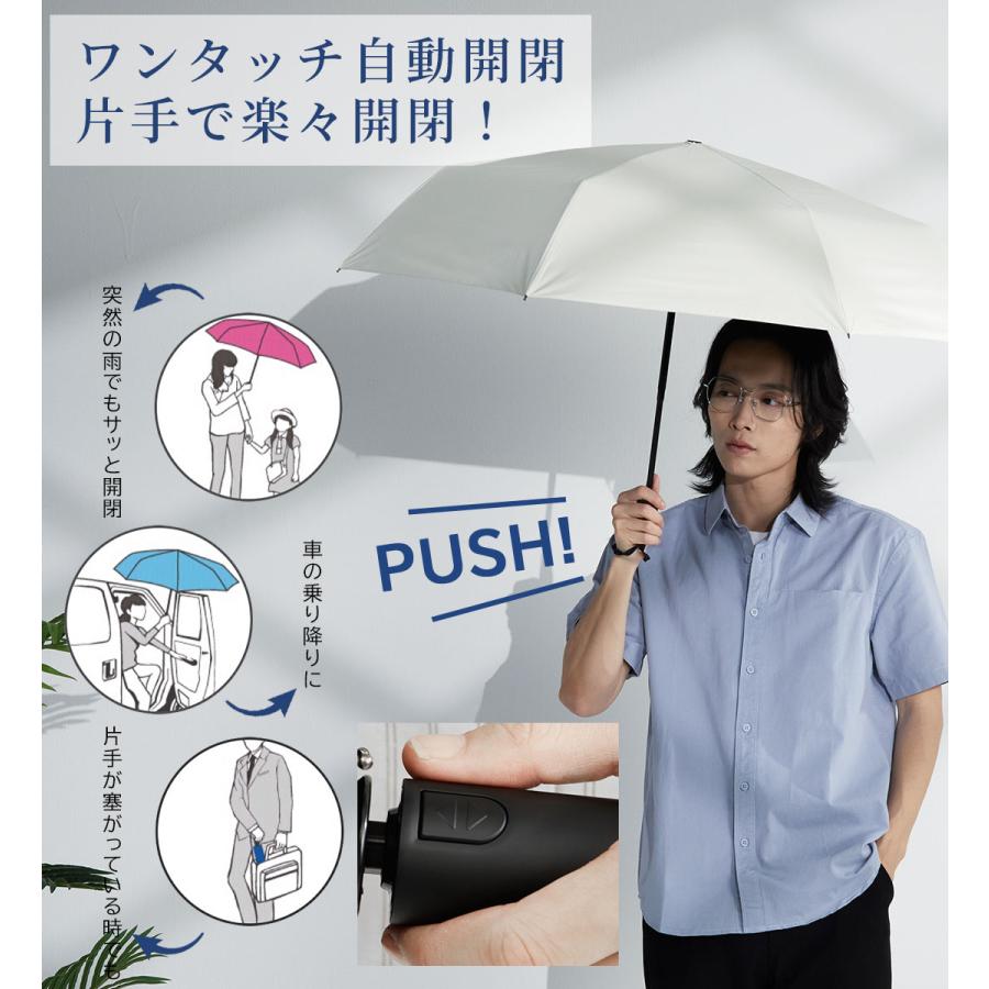 KIZAWA ☆在庫限り特価☆折りたたみ傘 晴雨兼用 大きい 自動開閉
