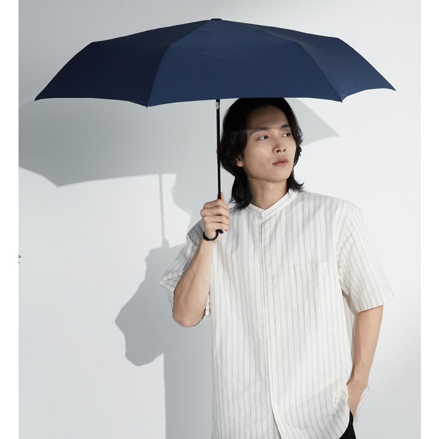 KIZAWA 雨傘 折りたたみ傘 自動開閉 形状記憶 軽量 メンズ ワンタッチ