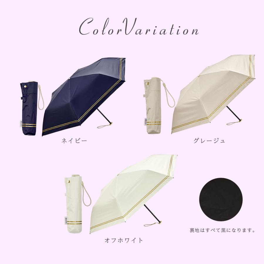 KIZAWA 日傘 完全遮光 折りたたみ 軽量 コンパクト 晴雨兼用 uvカット