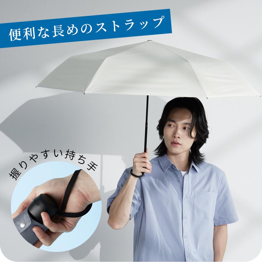 KIZAWA 折りたたみ 晴雨兼用 日傘 雨傘 メンズ 丈夫 耐風骨 完全