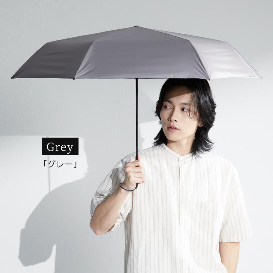 KIZAWA 日傘 メンズ 折りたたみ 晴雨兼用 コンパクト 完全遮光100％ 遮