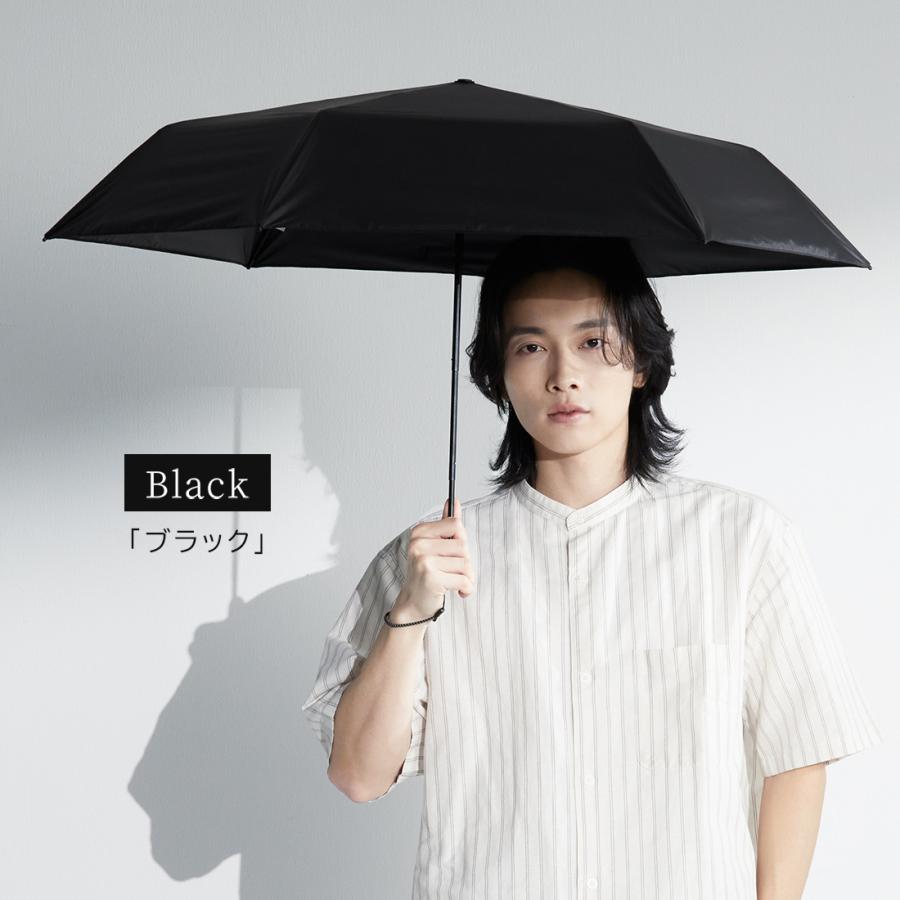 KIZAWA 日傘 メンズ 折りたたみ 晴雨兼用 コンパクト 完全遮光100％ 遮