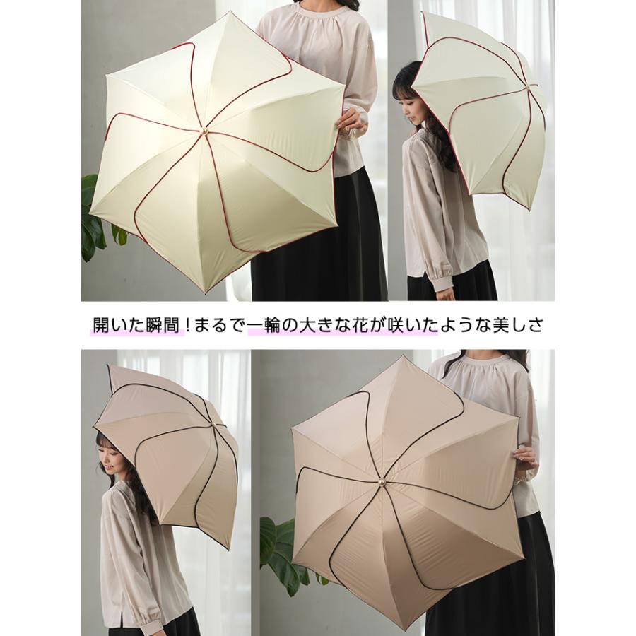 日傘 晴雨兼用 折畳み傘 遮光 ホワイト 手動式 コンパクト 軽量 UVカット WEIMALL 日傘 完全遮光 折りたたみ傘 晴雨兼用 軽量 UVカット
