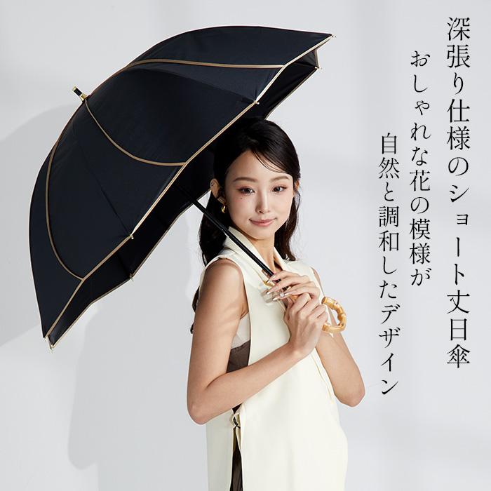 新品【晴雨兼用 長傘】希少！持ち手ループ型ハイビスカス柄 遮蔽率99％ 日傘 KIZAWA 日傘 長傘 完全遮光 晴雨兼用 8本骨 軽量 UVカット100% 遮熱