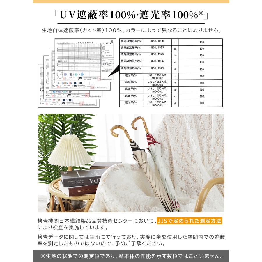 日傘 長傘 完全遮光 花びら日傘 深張り ドーム型 遮光率100% UVカット率100% 軽量 撥水 晴雨兼用 遮熱 涼しい 美しいシルエット｜kizawa｜03