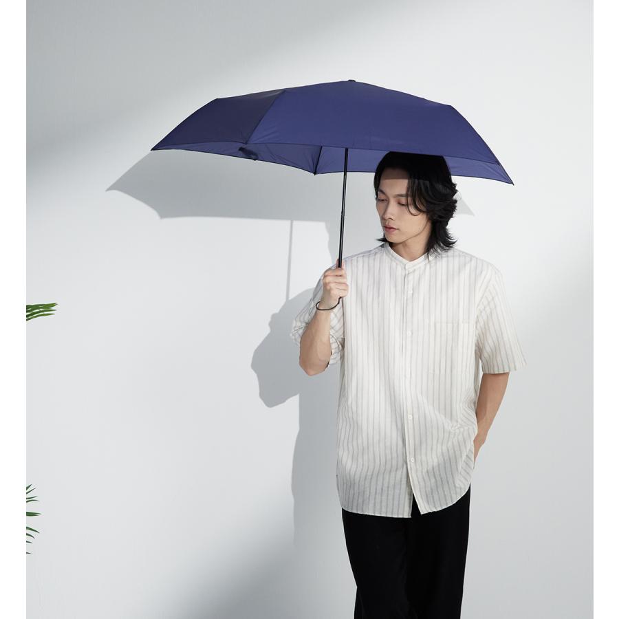 sacai 折りたたみ傘 品質の良さを味わえるメンズ折りたたみ傘！晴雨兼用雨傘8本60cm