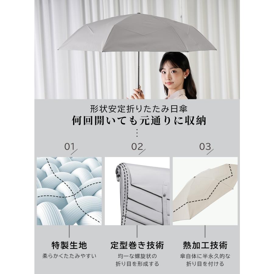 KIZAWA 日傘 折りたたみ 完全遮光 形状安定 レディース メンズ KIZAWA 日傘 折りたたみ 完全遮光 形状安定 レディース メンズ