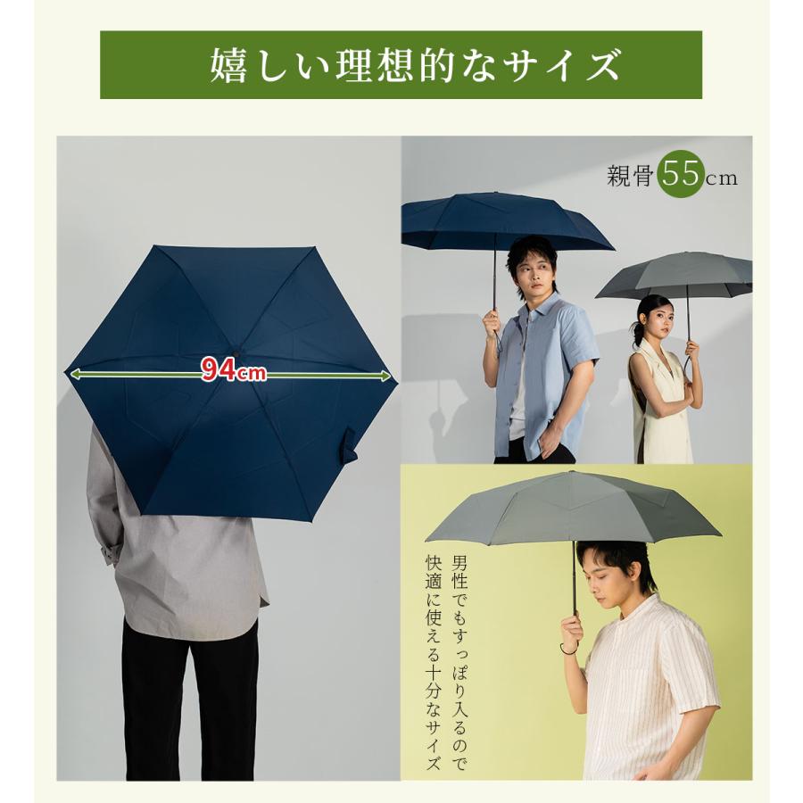 KIZAWA 雨傘 折りたたみ傘 形状記憶 超軽量 折り畳み傘 超撥水 ケース