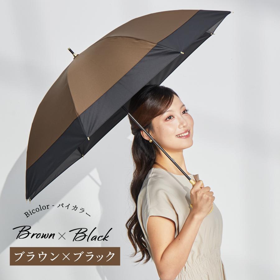 KIZAWA 日傘 長傘 完全遮光 晴雨兼用 大きめ 8本骨 55cm レディース UV