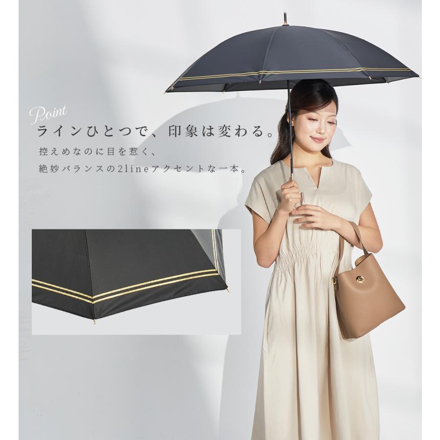 KIZAWA 日傘 長傘 完全遮光 晴雨兼用 8本骨 耐風 レディース UVカット
