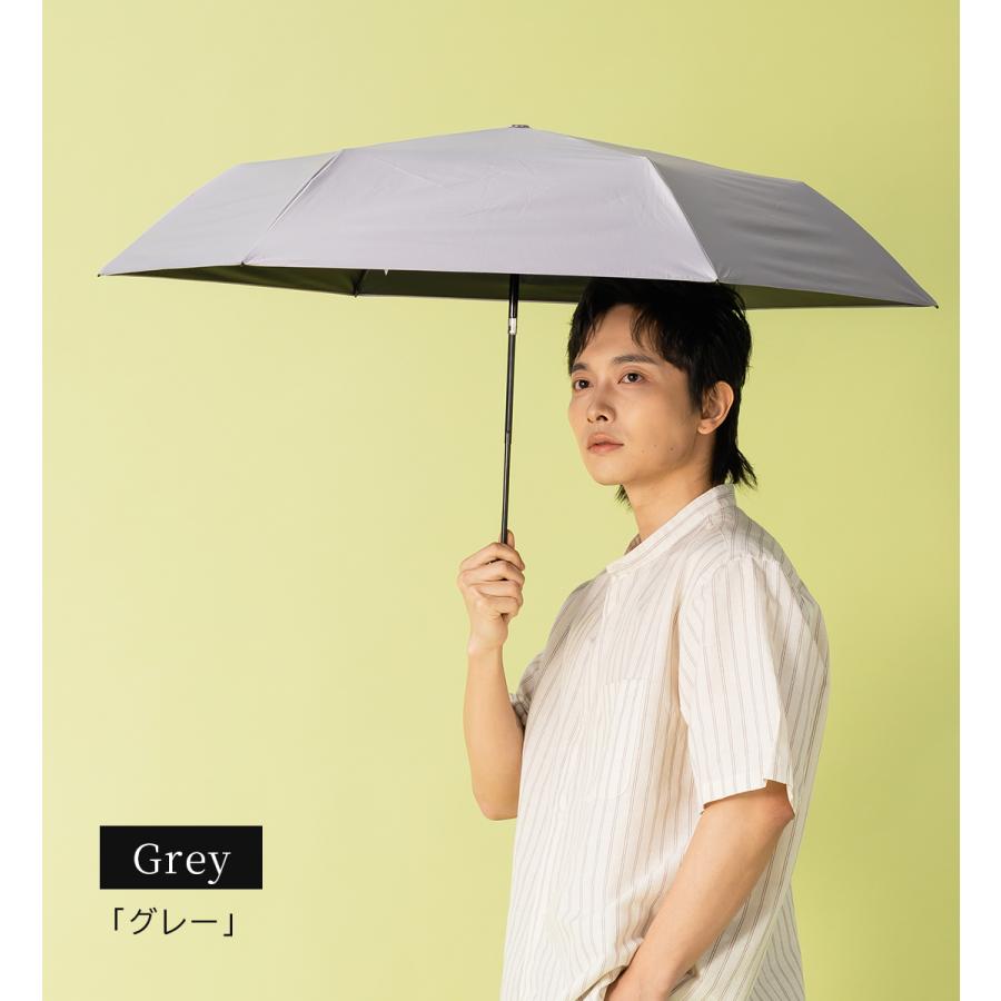 KIZAWA 日傘 メンズ 折りたたみ 晴雨兼用 自動開閉 完全遮光 UVカット