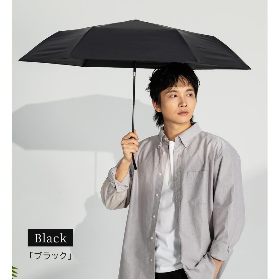 KIZAWA 日傘 メンズ 折りたたみ 晴雨兼用 自動開閉 完全遮光 UVカット