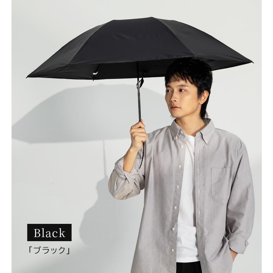 KIZAWA 日傘 メンズ 折りたたみ 軽量 晴雨兼用 完全遮光 遮熱 涼しい
