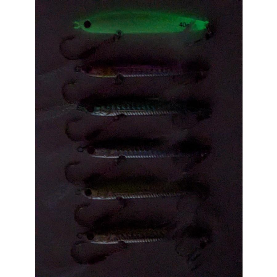 ルアーセット ジグミノー 8cm 40g サクラマス ヒラメ マゴチ