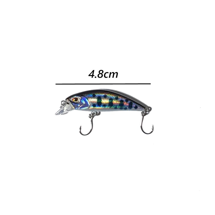 トラウトルアー シングルフック 4.8cm 4g 5個セット 渓流ミノー トラウトルアー シングルフック 4.8cm 4g 5個セット 渓流ミノー