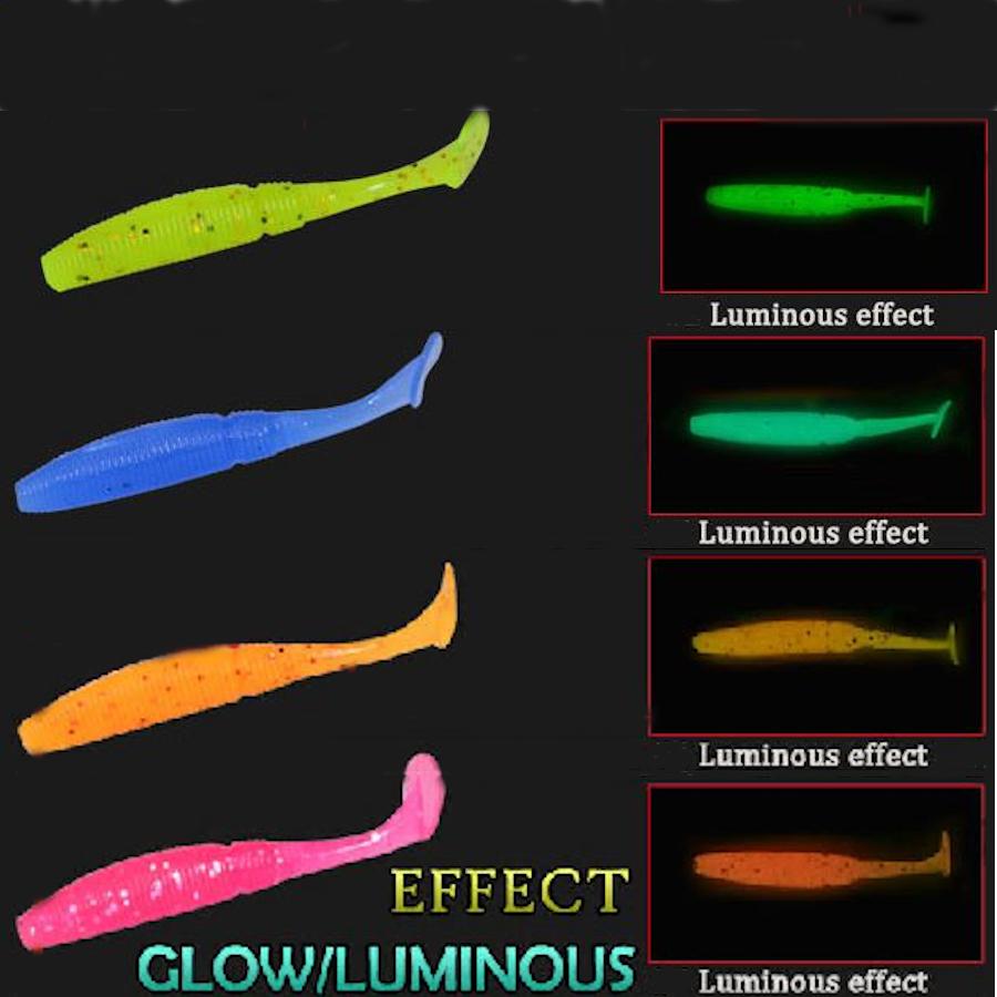 ワーム 夜光 シャッドテール 4種類セット 75mm 3g S4 雉鳩屋 通販 Yahoo ショッピング