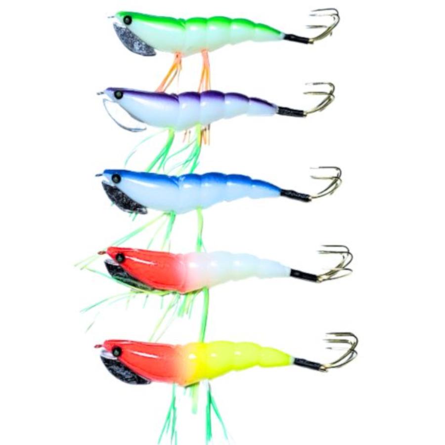 タコエギ 5個セット 12cm 17.2g 4本爪 : 雉鳩屋 - 通販 - Yahoo 