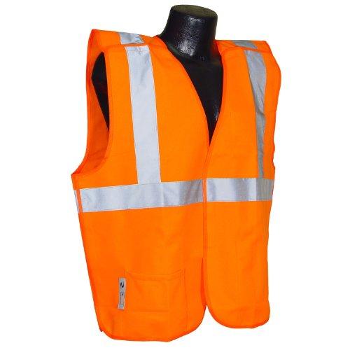 Radians　SV4OS2X　Class　Vests,　Breakaway　Safety　Solid　Extra　Large　Orange,