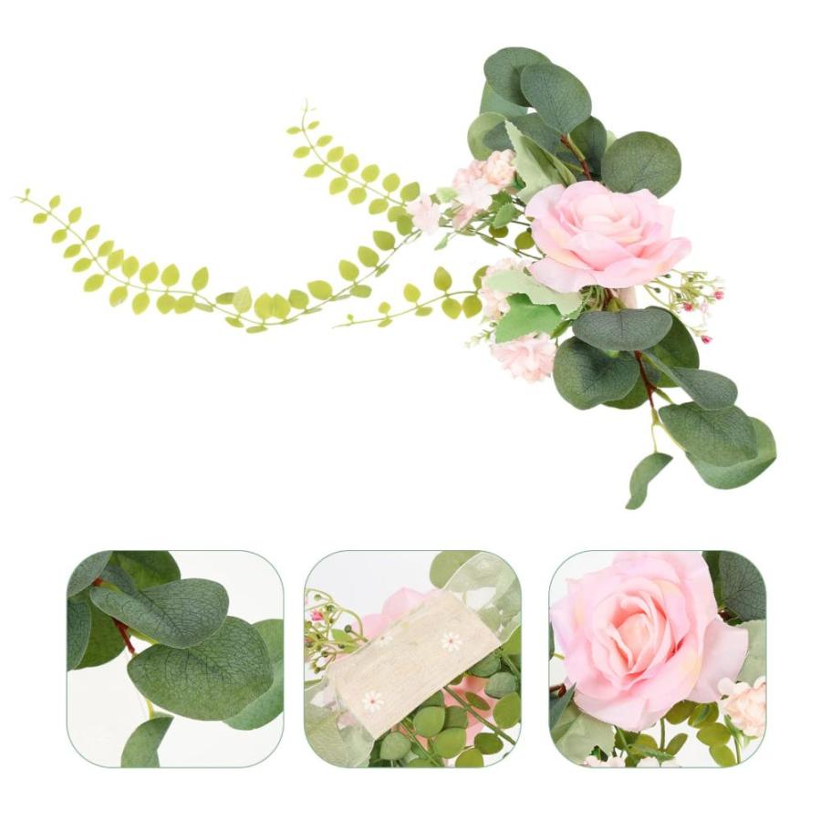 Homoyoyo Fake Rose Curtain Tiebacks Curtain Tieback Artificial Flower