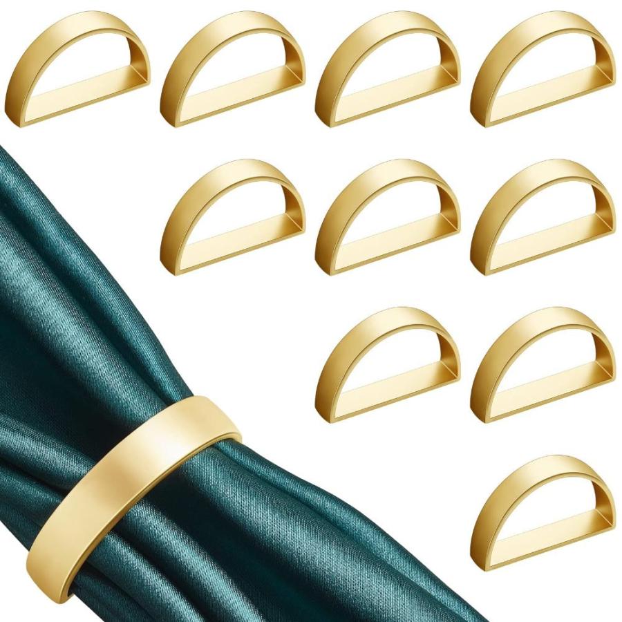 Stainless Steel Napkin Rings Metal Napkin Ring Holders Modern Design